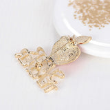 Fashion Exquisite Red Apple Rhinestone SUPER TEACHER Brooch Pins For Christmas Eve Women &amp; Girls Wedding Jewelry Christmas Gift